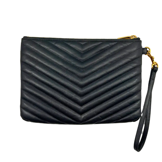 Saint Laurent Cassandre Pouch anthrazit / sehr gut Saint Laurent