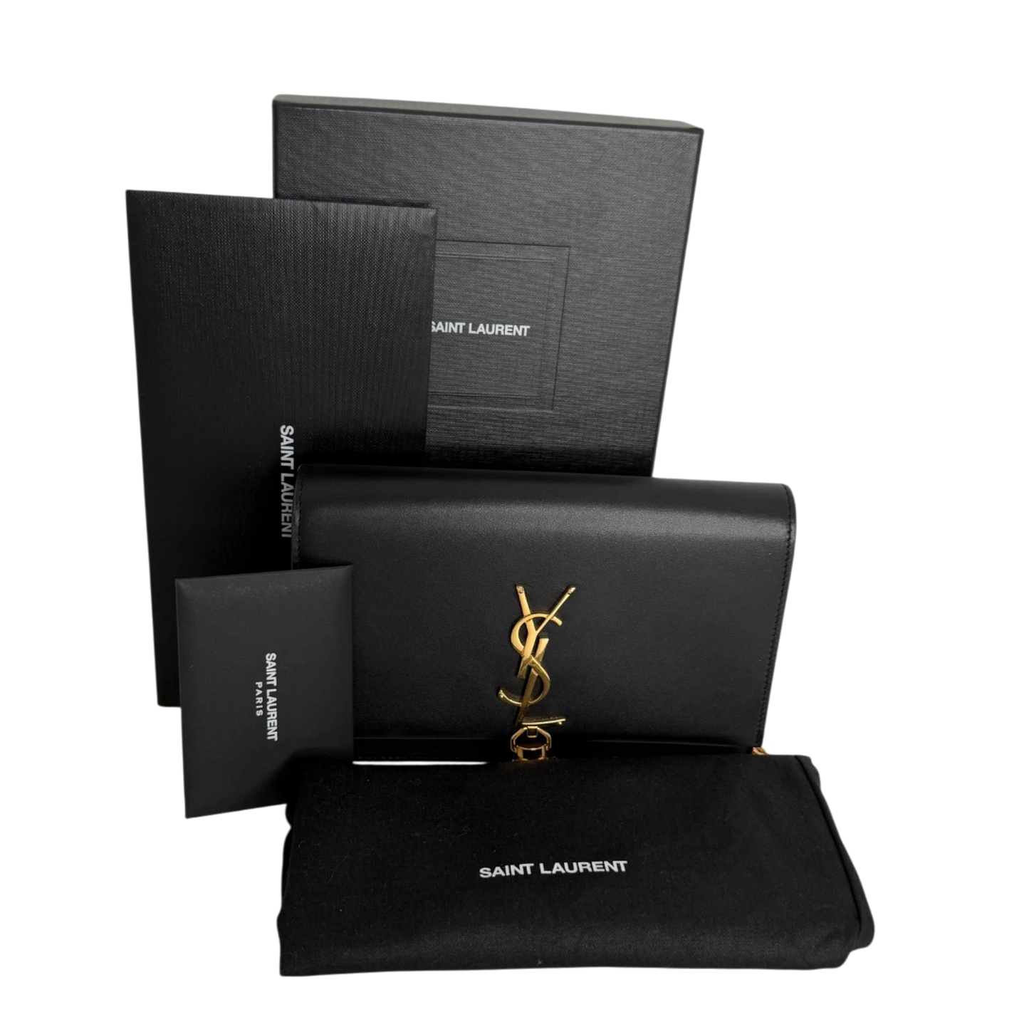Saint Laurent YSL Kate Small Leder schwarz Saint Laurent