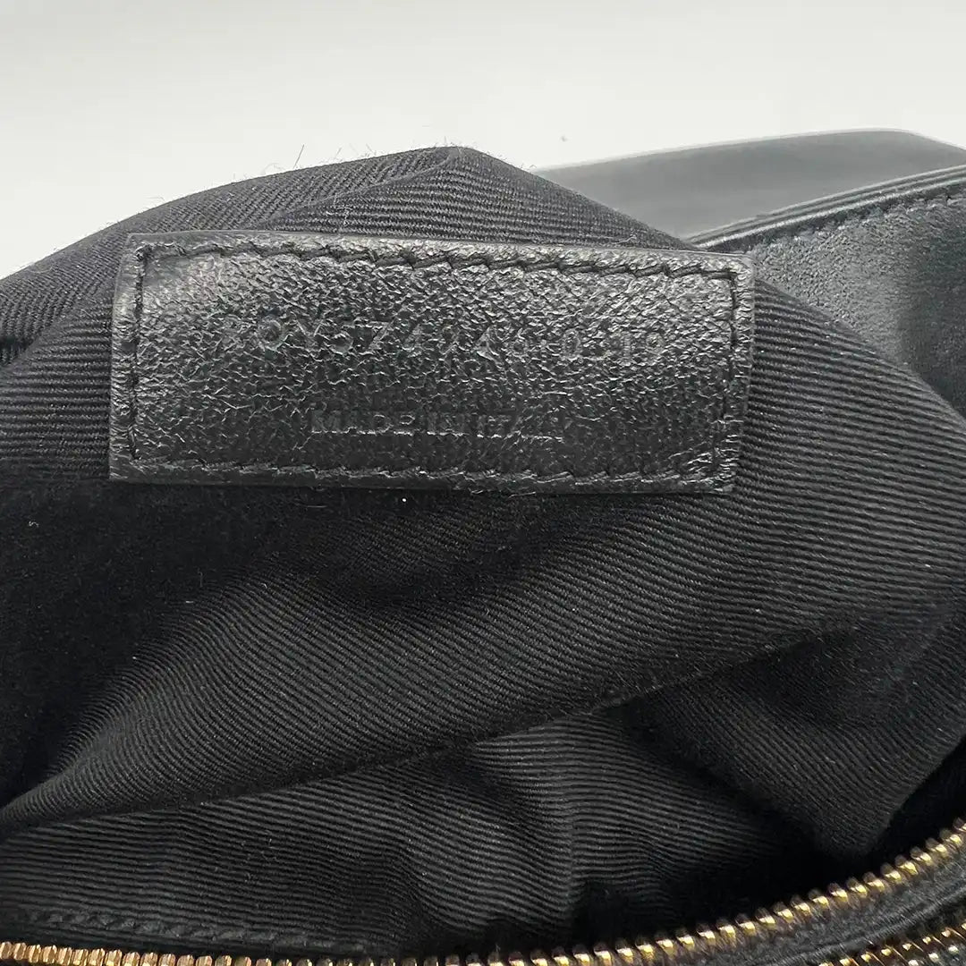 Saint Laurent YSL LouLou Medium gestepptes Leder schwarz / sehr gut Saint Laurent