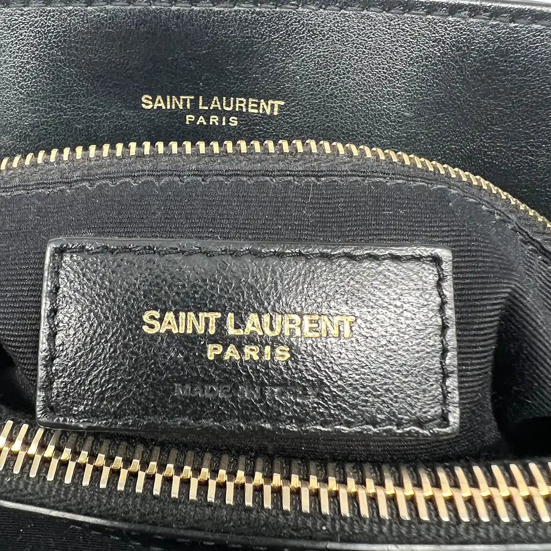 Saint Laurent YSL LouLou Medium gestepptes Leder schwarz / sehr gut Saint Laurent
