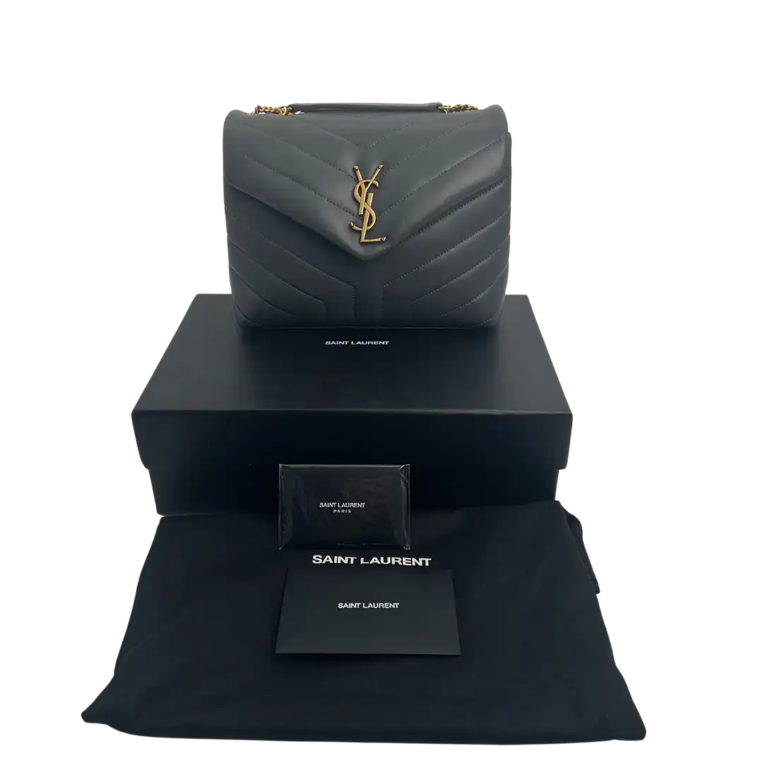 Saint Laurent YSL LouLou Small Handtasche storm grey Fullset / neu Saint Laurent