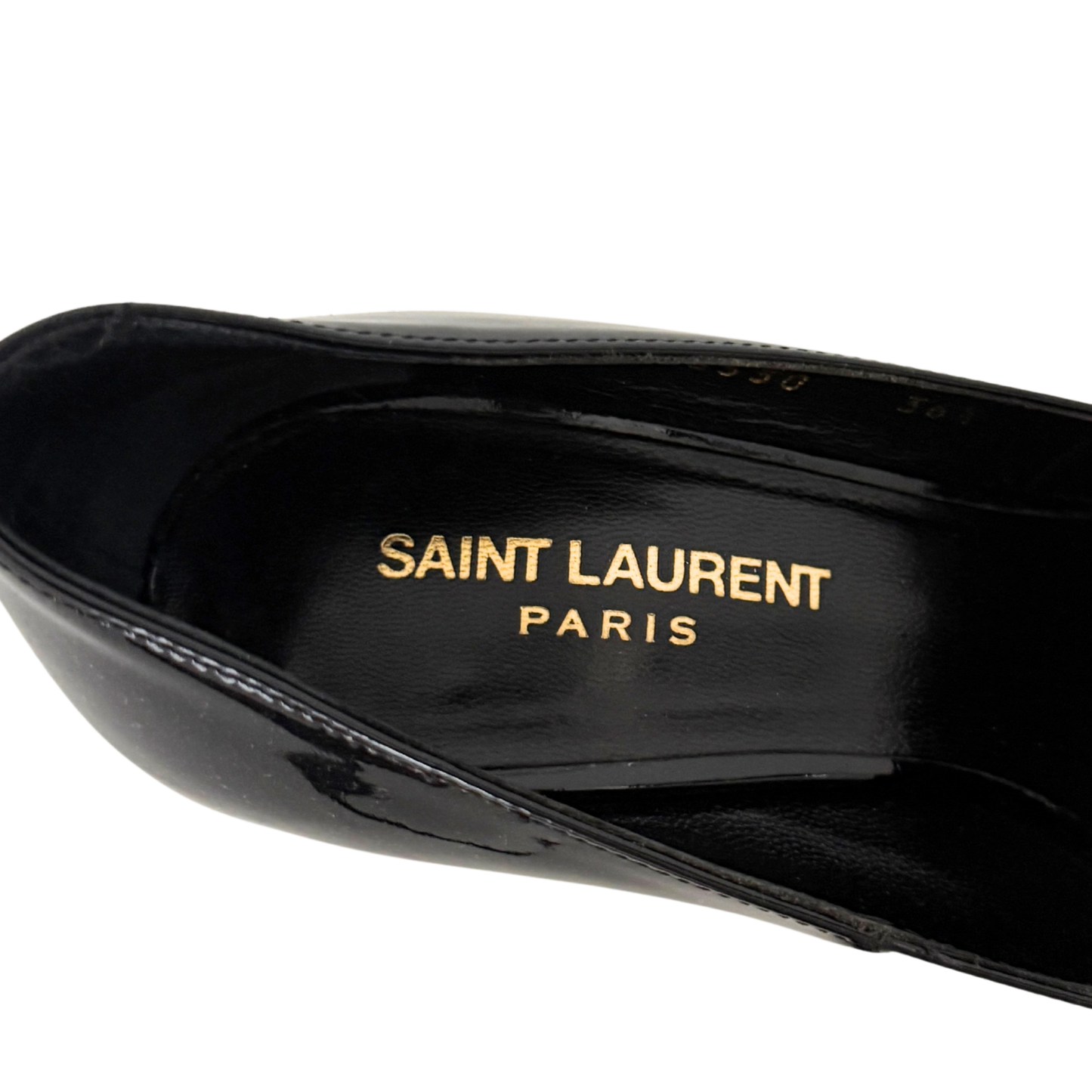 Saint Laurent Zoe Pumps Lackleder Größe 36 1/2 Schwarz / sehr gut Saint Laurent