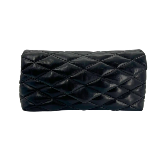 Saint Laurent Sade Puffer Clutch Tasche groß / sehr gut Saint Laurent