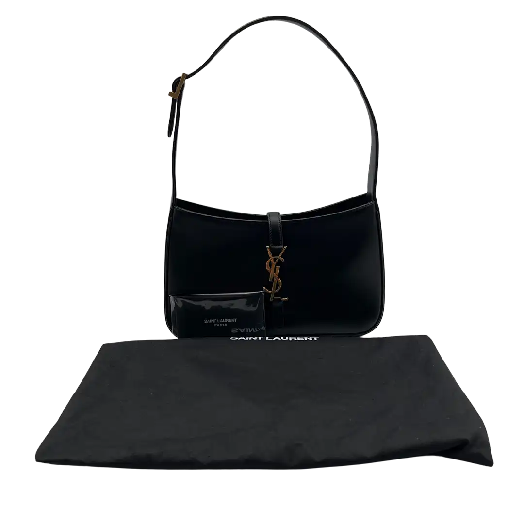 Saint Laurent LE 5 À 7 Hobo-Bag Leder schwarz / neuwertig Saint Laurent