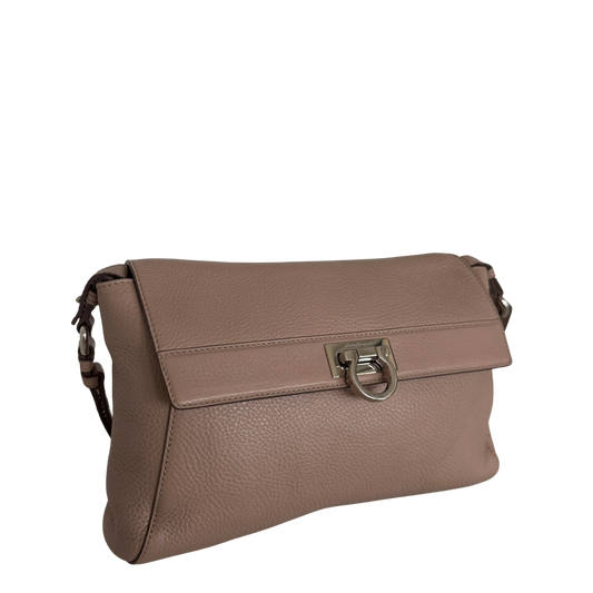 Salvatore Ferragamo Sofia Satchel Bag Beige / sehr gut Salvatore Ferragamo