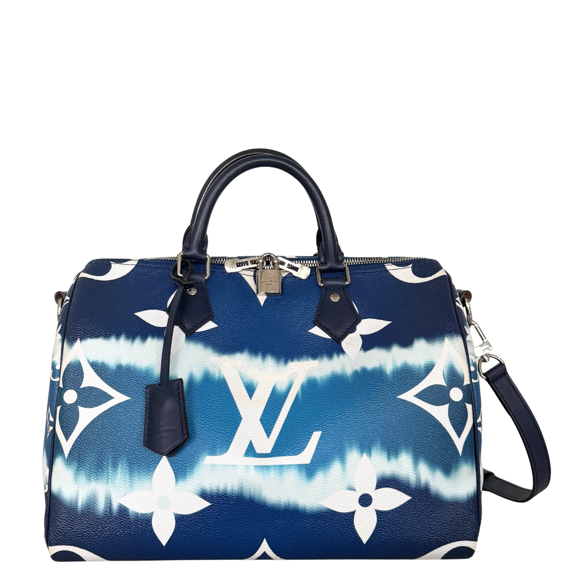 Louis Vuitton LV Escale Speedy 30 Bandoulière M45146 Blau / sehr gut Louis Vuitton