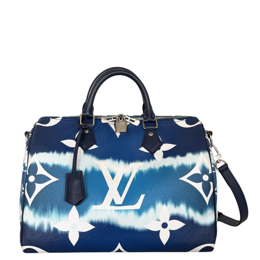 Louis Vuitton LV Escale Speedy 30 Bandoulière M45146 Blau / sehr gut Louis Vuitton