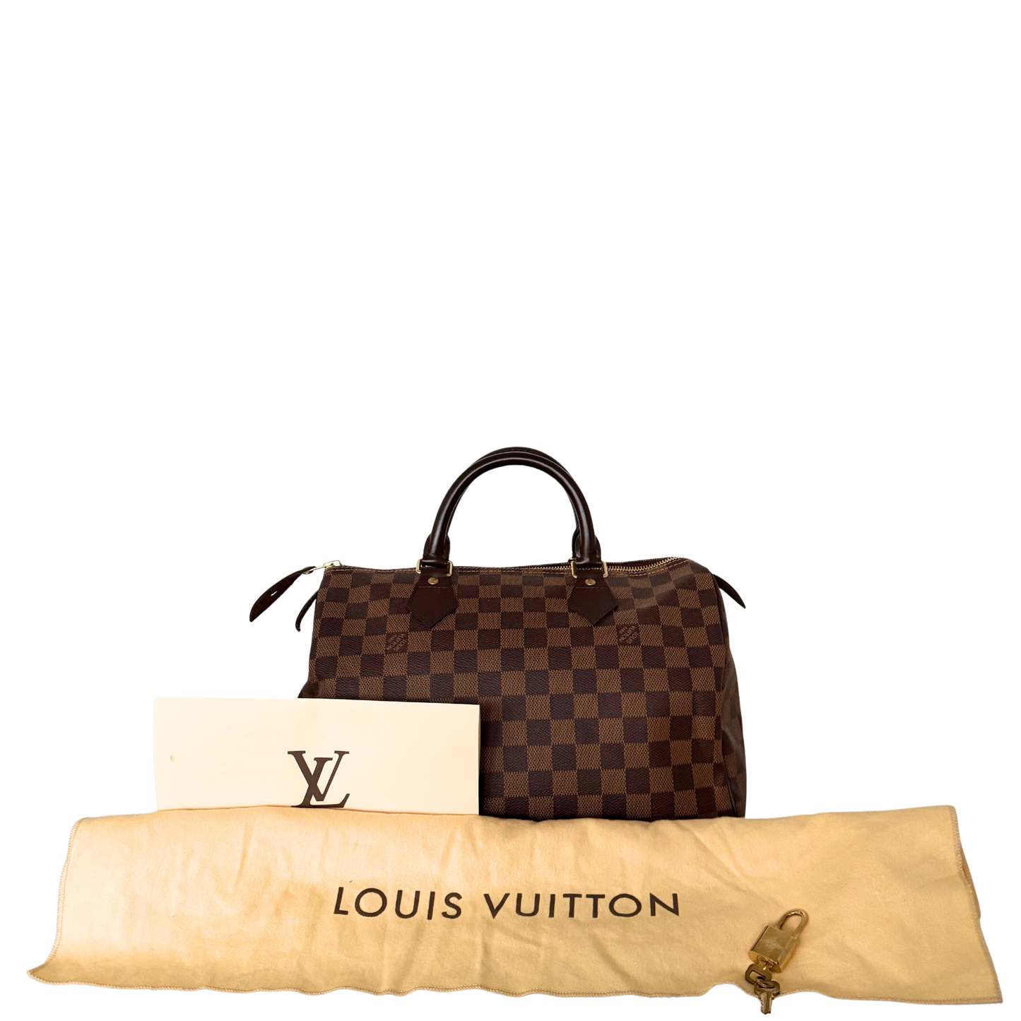 Louis Vuitton Speedy 30 Damier Ebene N41531 Braun / sehr gut Louis Vuitton