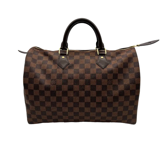 Louis Vuitton Speedy 35 Damier Ebene Canvas N41363 Fullset / sehr gut Louis Vuitton