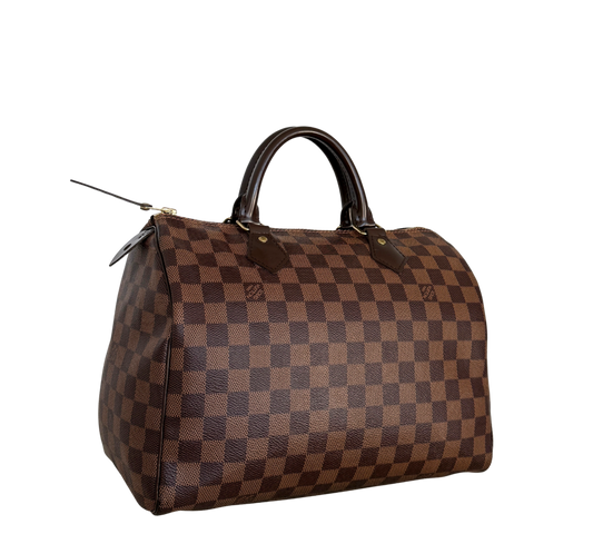 Louis Vuitton Speedy 30 Damier Ebene N41364 Braun / sehr gut Louis Vuitton