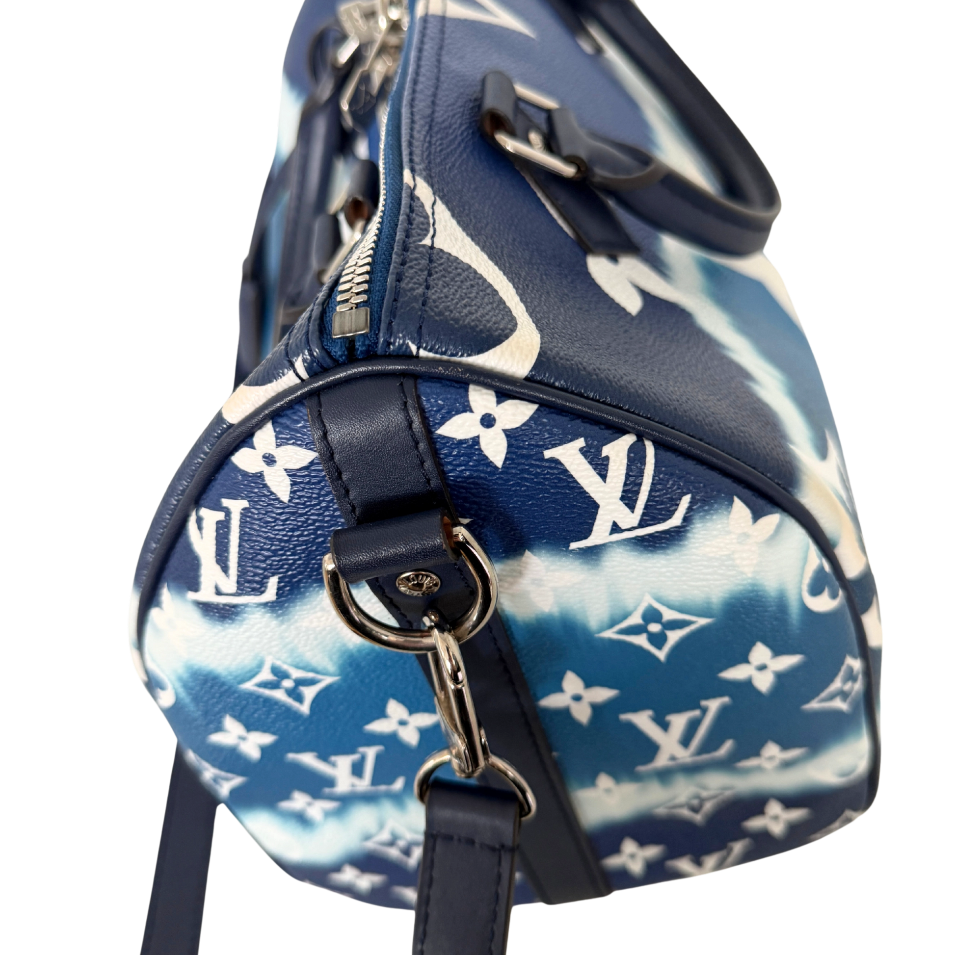 Louis Vuitton LV Escale Speedy 30 Bandoulière M45146 Blau / sehr gut Louis Vuitton