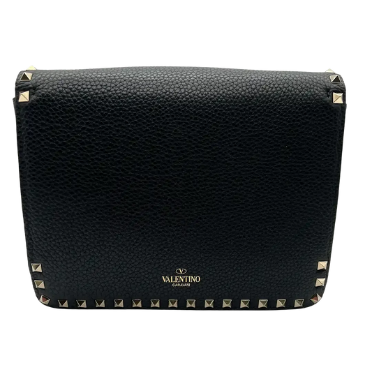 Valentino Garavani Rockstud Handtasche Leder schwarz / sehr gut Valentino
