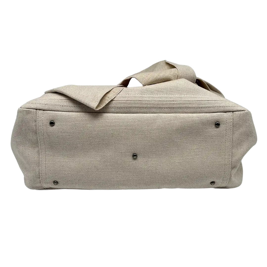 Valentino Garavani Atelier Bag 02 bedruckte Tote Bag aus Canvas mit Lederbesatz / neuwertig Valentino