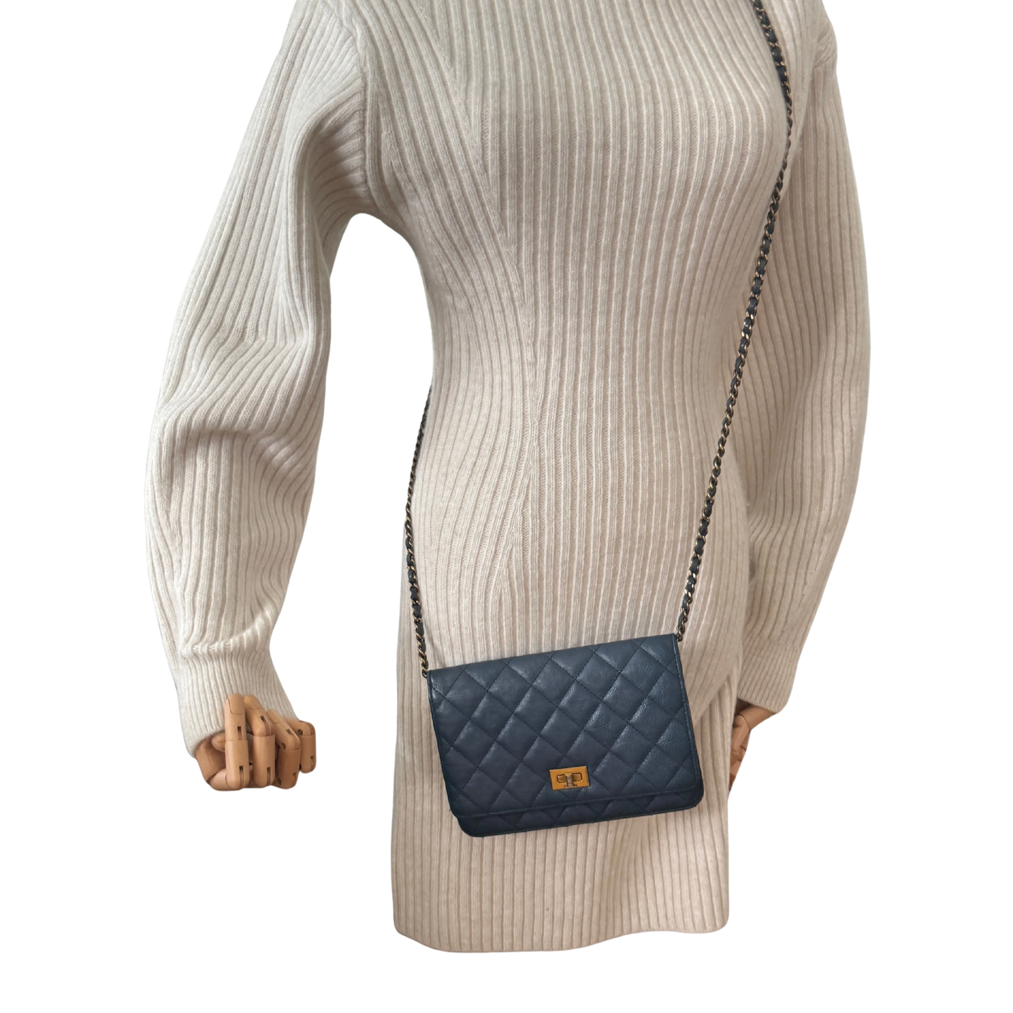 Chanel Wallet on Chain 2.55 Reissue Marineblau / gut Chanel