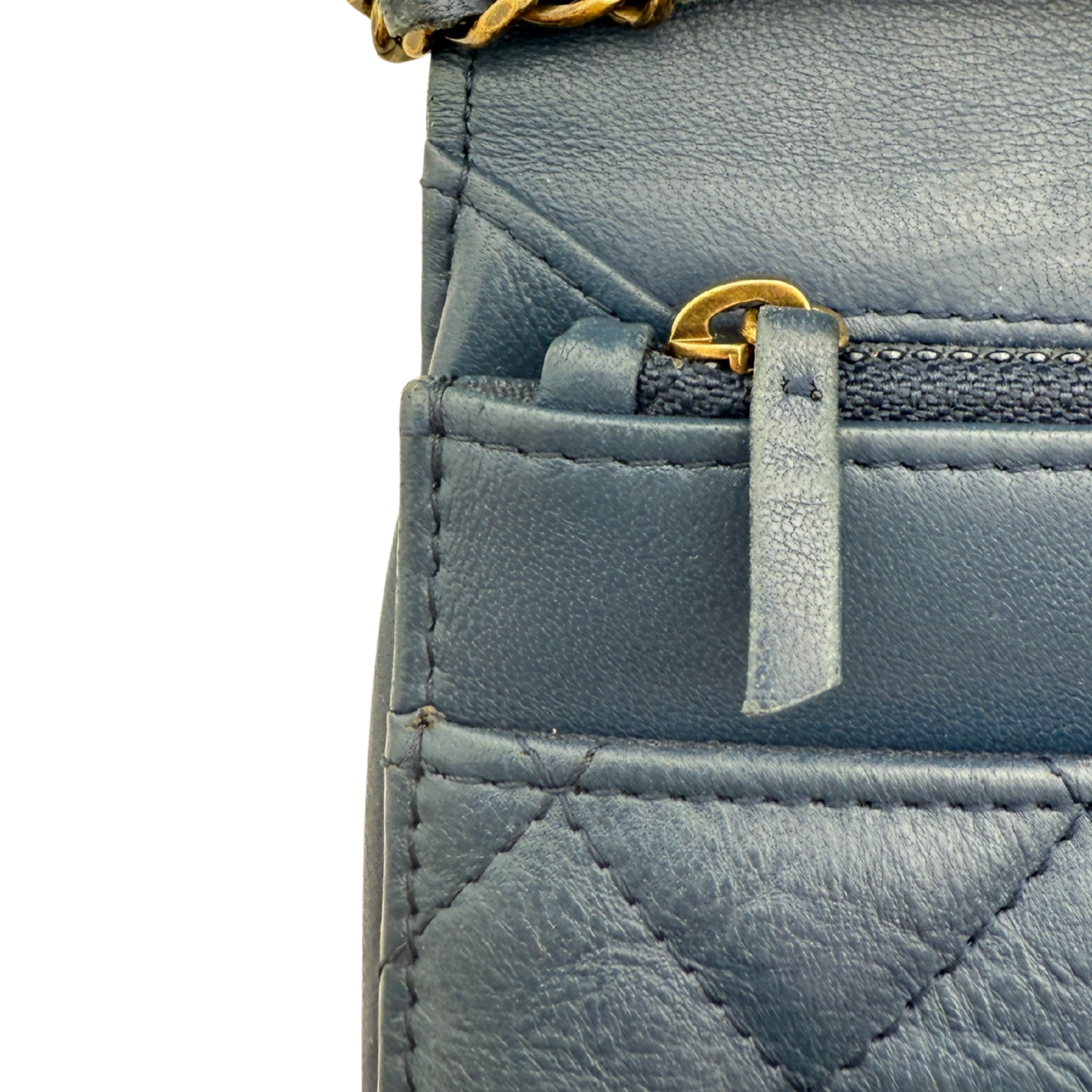 Chanel Wallet on Chain 2.55 Reissue Marineblau / gut Chanel