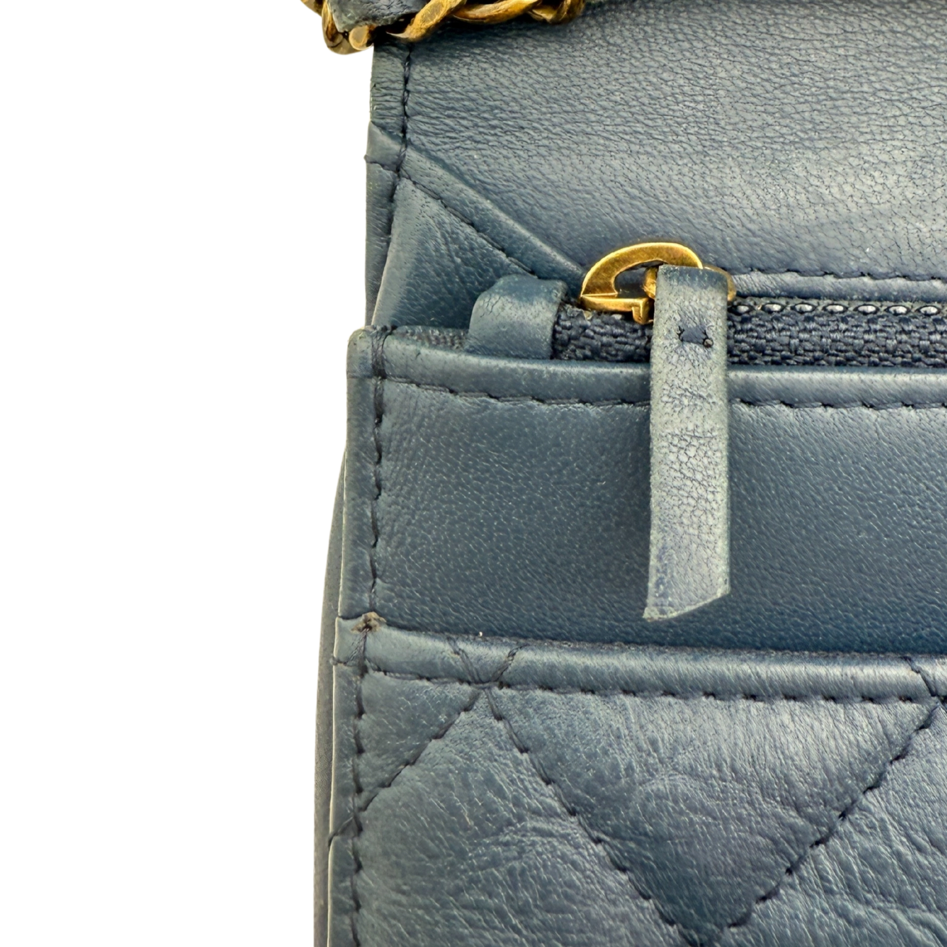 Chanel Wallet on Chain 2.55 Reissue Marineblau / gut Chanel