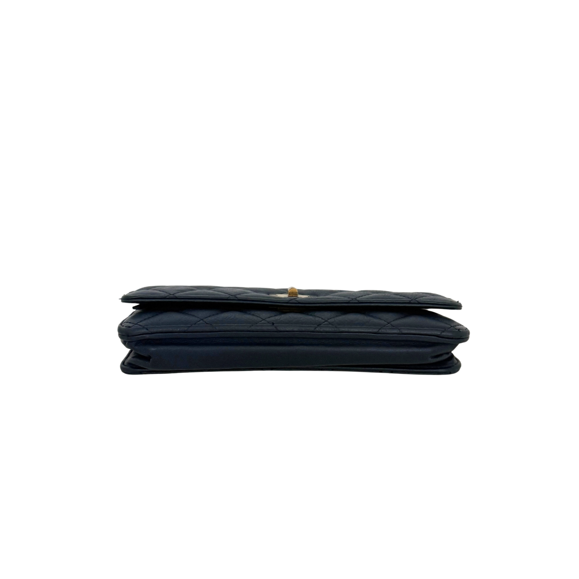 Chanel Wallet on Chain 2.55 Reissue Marineblau / gut Chanel