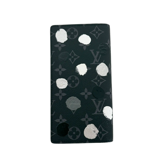 Louis Vuitton x Yayoi Kusama Monogram Eclipse Geldbörse Schwarz M81932 Fullset / neuwertig Louis Vuitton