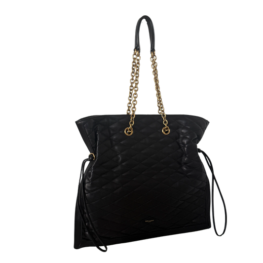 Saint Laurent Matelasse Quilted YSL Pochon Tote Bag Schwarz / neuwertig Saint Laurent