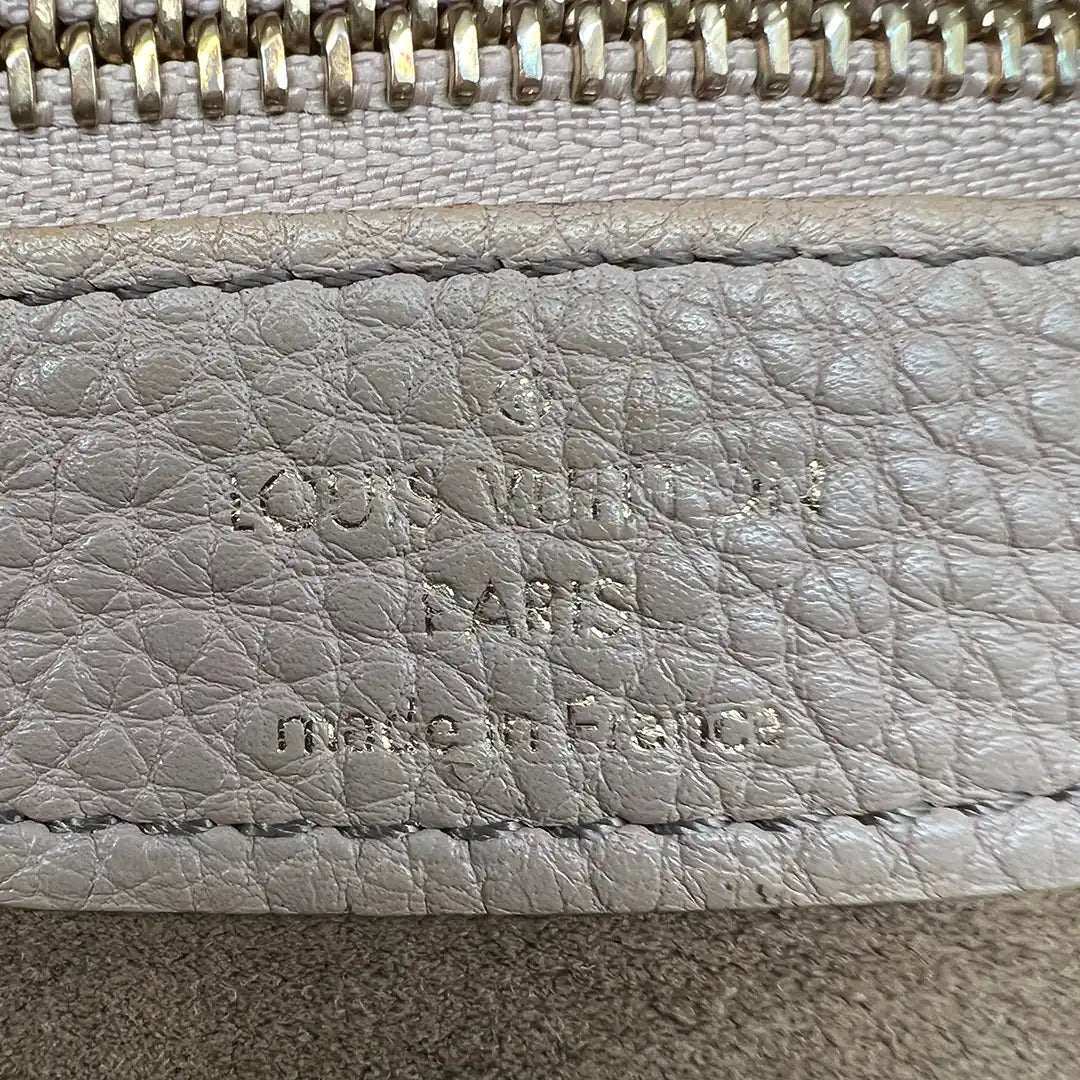 Louis Vuitton Mahina Selene MM Tasche Leder Taupe / gut Louis Vuitton