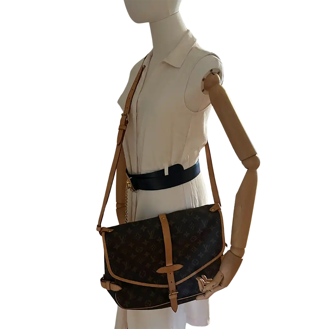 Louis Vuitton Saumur 35 Monogram Canvas / gut Louis Vuitton