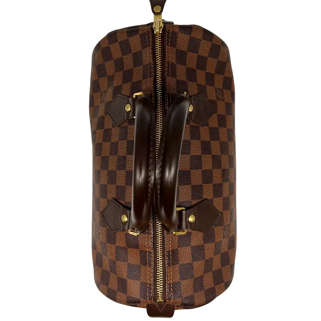 Louis Vuitton Speedy 30 Damier Ebene Hot Stamping J.S. Fullset / neuwertig Louis Vuitton
