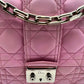 Dior Miss Dior Promenade Clutch Large Leder / Rosa Barbie front detail