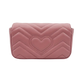 Gucci GG Marmont Matelasse Mini Schultertasche Pastel Pink Fullset / neu Gucci