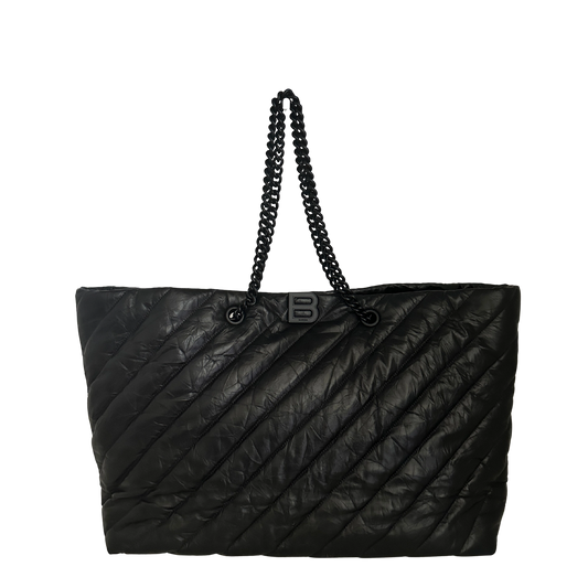 Balenciaga Shopper Crush East-West Large Kalbsleder / neuwertig Balenciaga