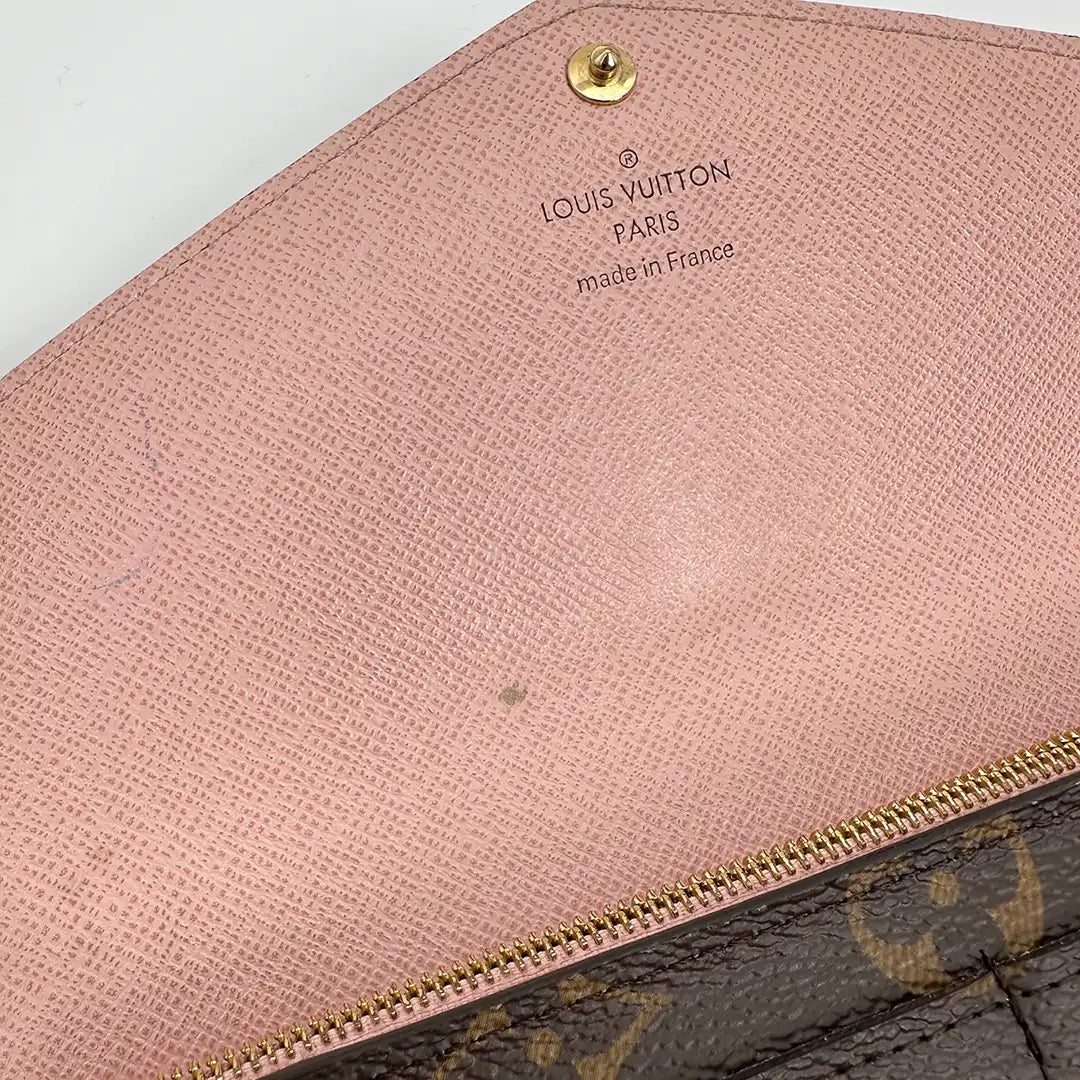 Louis Vuitton Sarah Geldbörse M62235 Rose Ballerine / gut Louis Vuitton