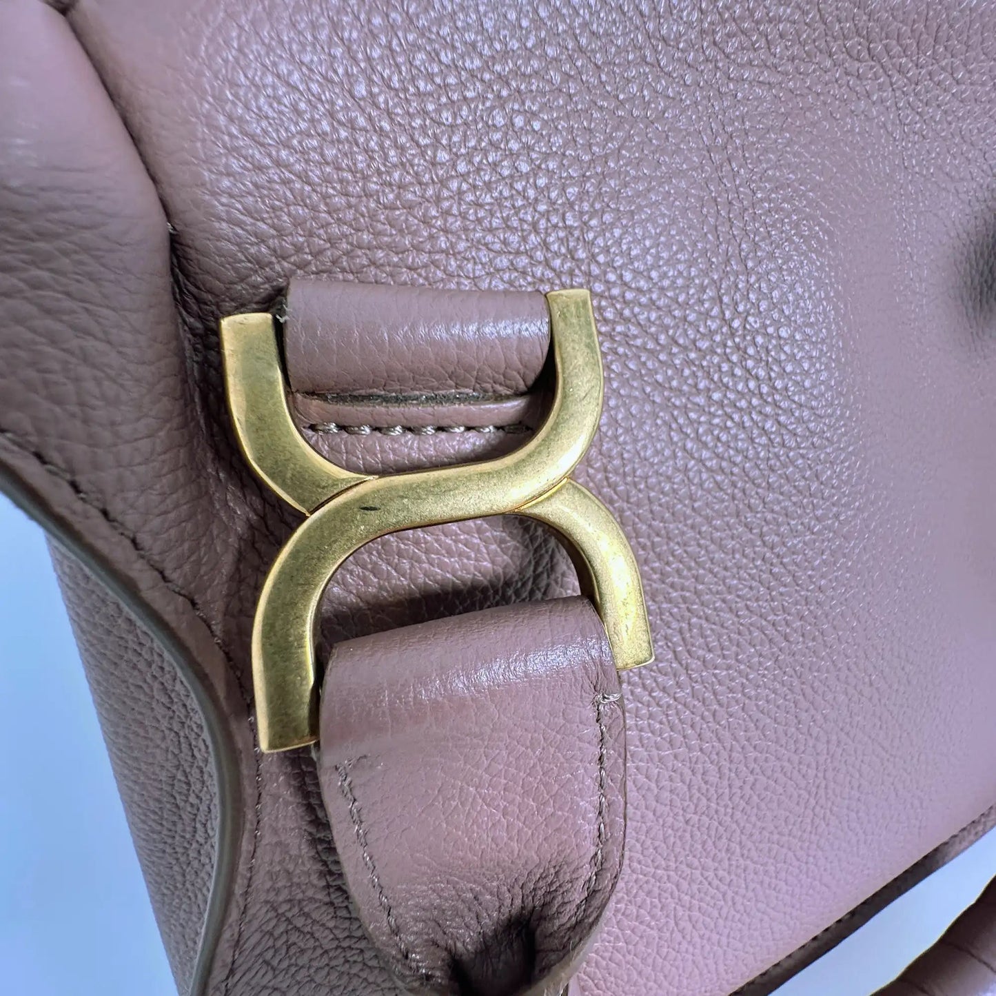 Chloé Marcie Small Handtasche Woodrose Leder / neuwertig Chloé