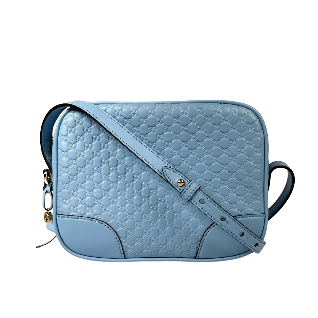 Gucci Microguccissima Camerabag hellblau / sehr gut Gucci