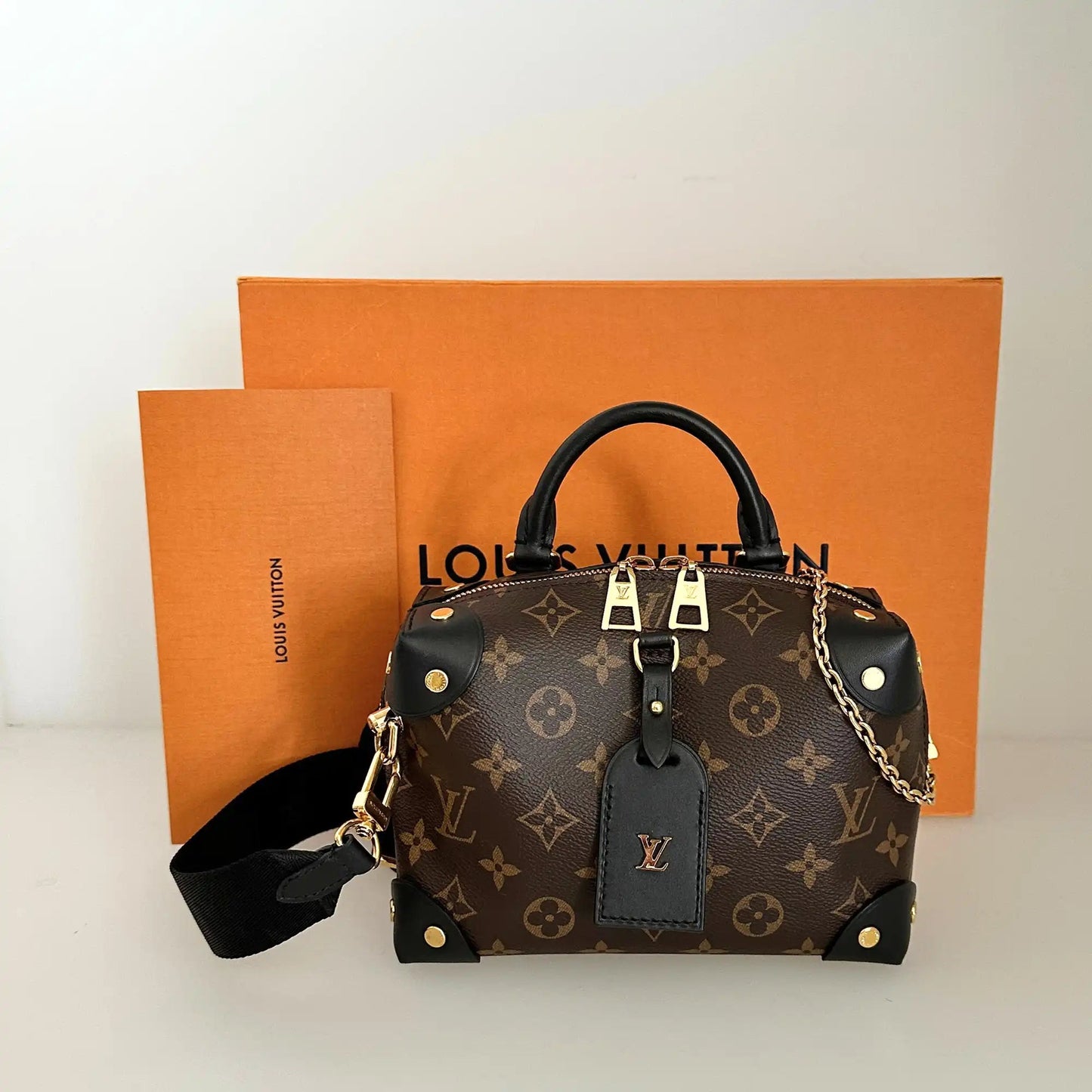 Louis Vuitton Petite Malle Souple Monogram M45571 Fullset / sehr gut Louis Vuitton