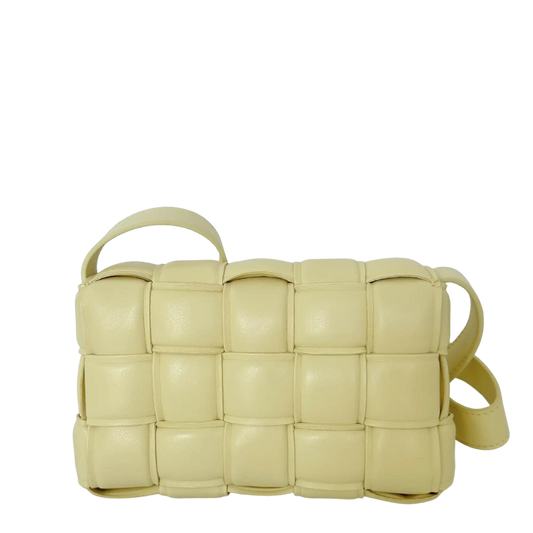 Bottega Veneta Padded Cassette Small Ice Cream / ungetragen Bottega Veneta