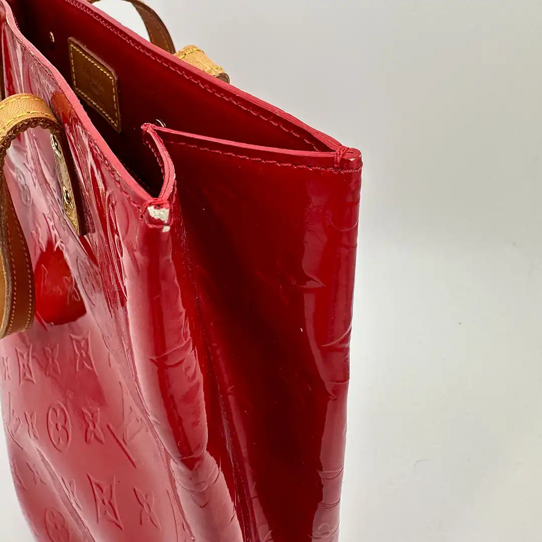 Louis Vuitton Vernis Reade MM Handtasche rot M91086 / gut Louis Vuitton