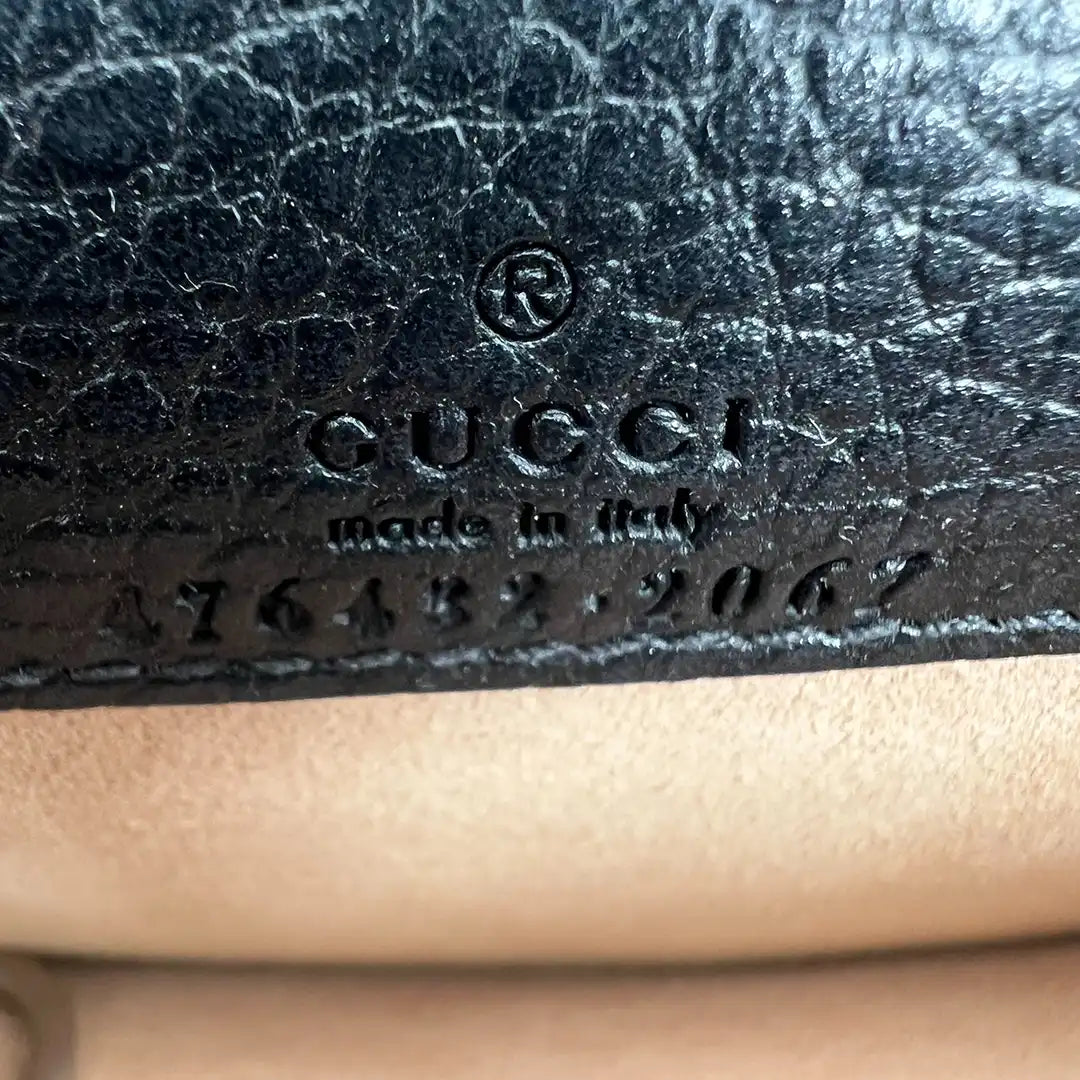 Gucci Dionysus Super Mini Schwarz Leder / neuwertig Gucci
