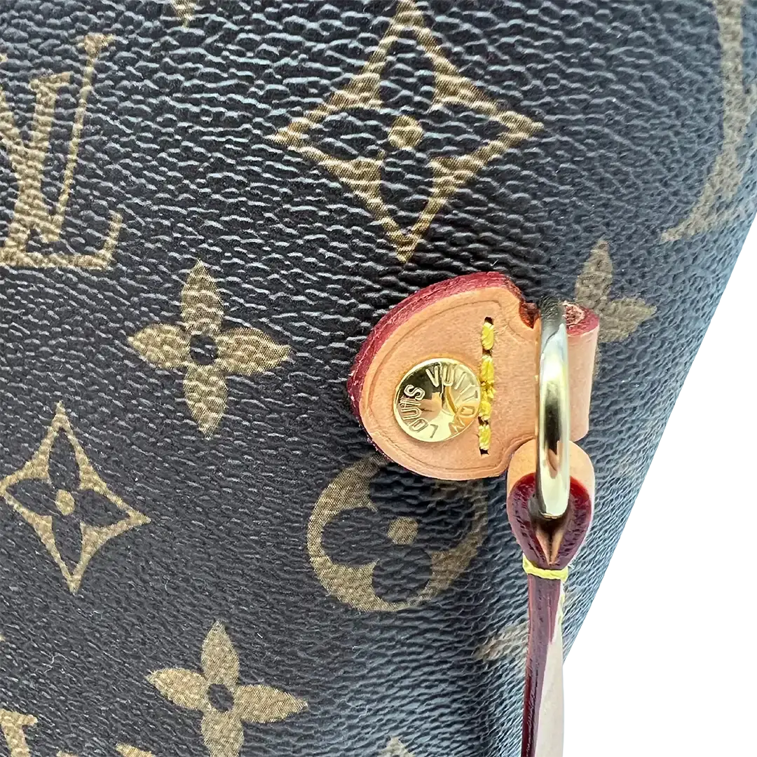 Louis Vuitton Neverfull MM Pivoine Monogram Canvas M41178 / gut Louis Vuitton