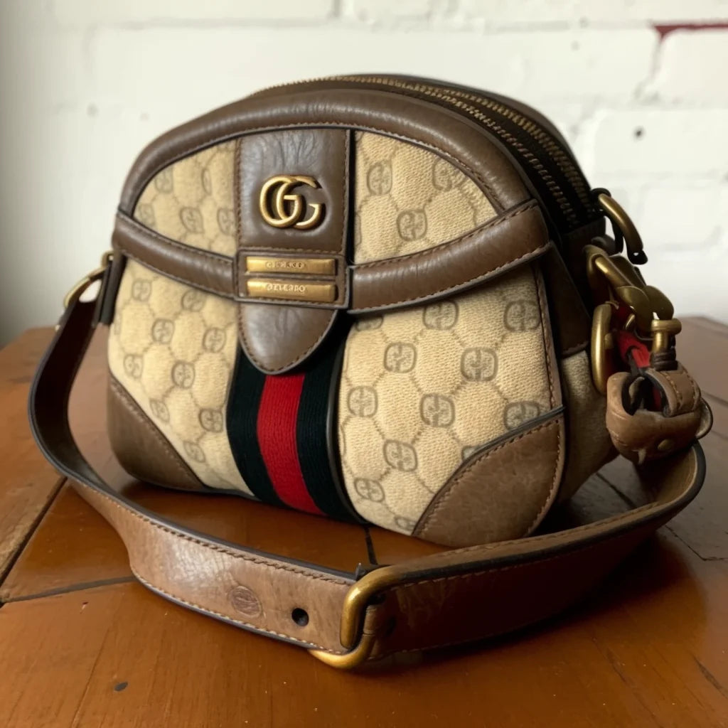 Gucci Handtasche verkaufen Zustand akzeptabel Echtheitscheck.de