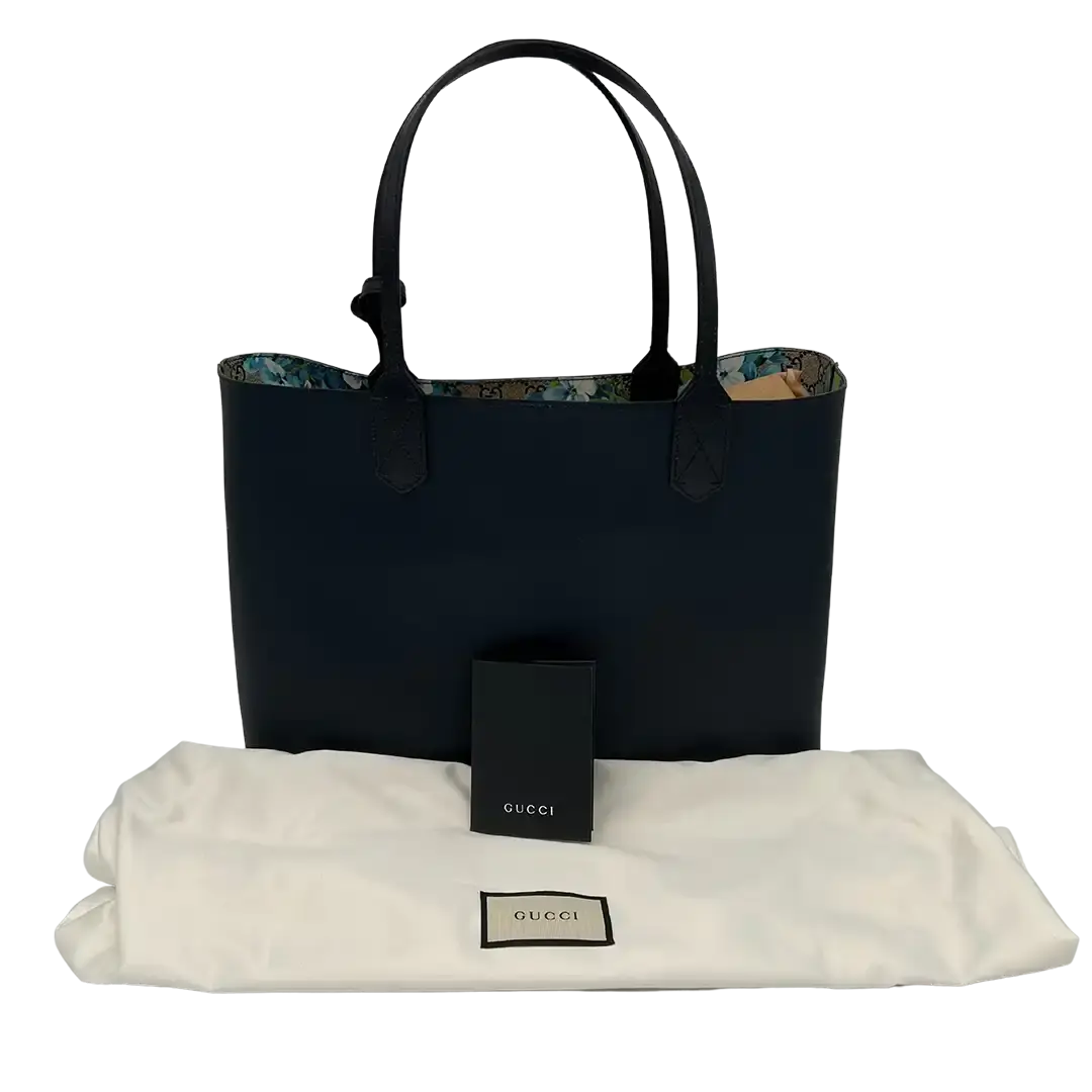 Gucci Supreme Monogram Blooms Floral Wendeshopper Medium Tote Bag / neuwertig Gucci