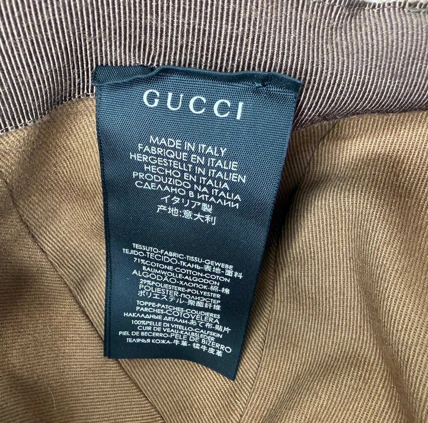 Gucci GG Baseballkappe Größe M Beige / neuwertig Gucci
