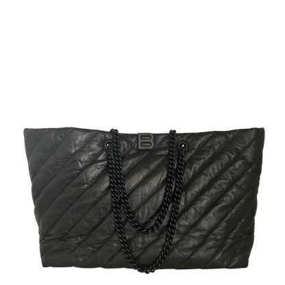 Balenciaga Shopper Crush East-West Large Kalbsleder / neuwertig Balenciaga