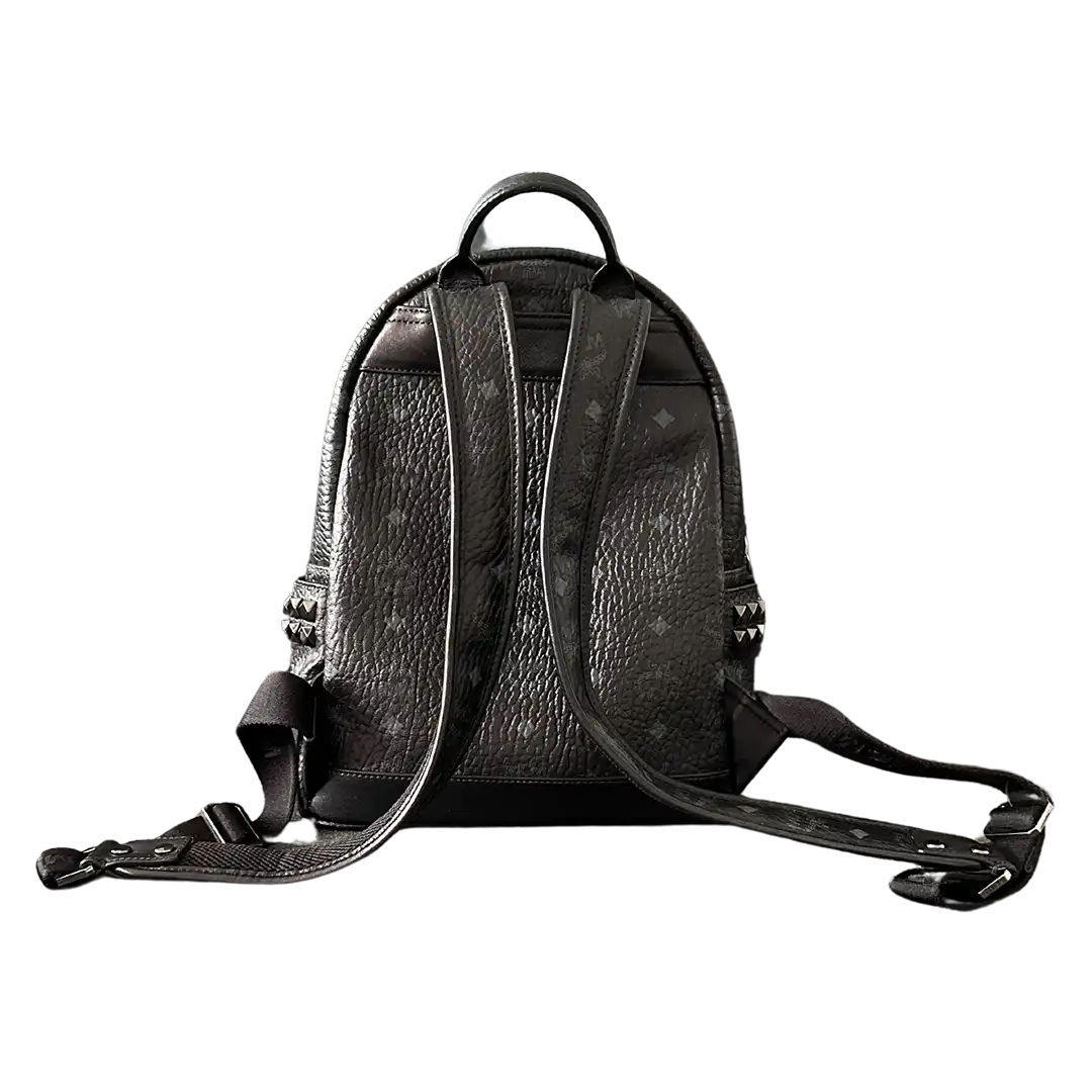 MCM Stark Small Rucksack Monogram schwarz / sehr gut MCM