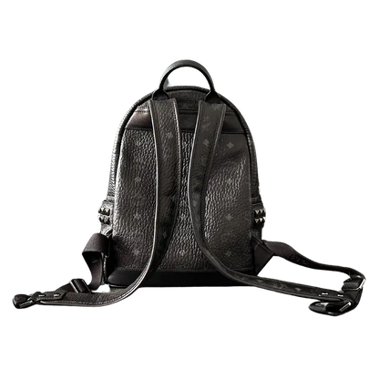 MCM Stark Small Rucksack Monogram schwarz / sehr gut MCM