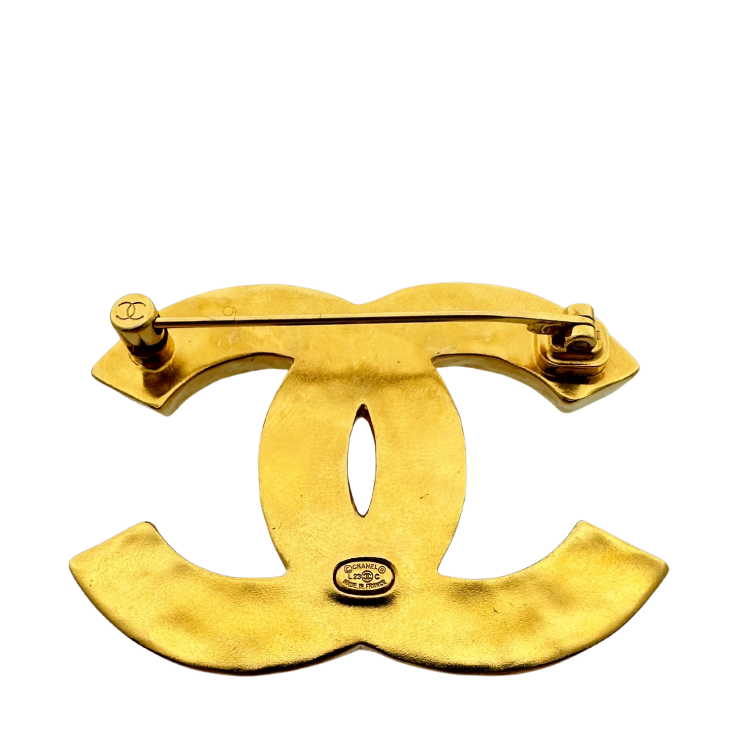 Chanel CC Brosche Gold/Orange/Pink - Limitierte Edition / Neuwertig Chanel