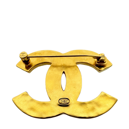 Chanel CC Brosche Gold/Orange/Pink - Limitierte Edition / Neuwertig Chanel