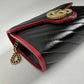 Gucci Torchon GG Marmont Wallet on Chain rot schwarz Leder / neuwertig Gucci