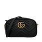 Gucci GG Marmont schwarz Leder Small / neuwertig Gucci