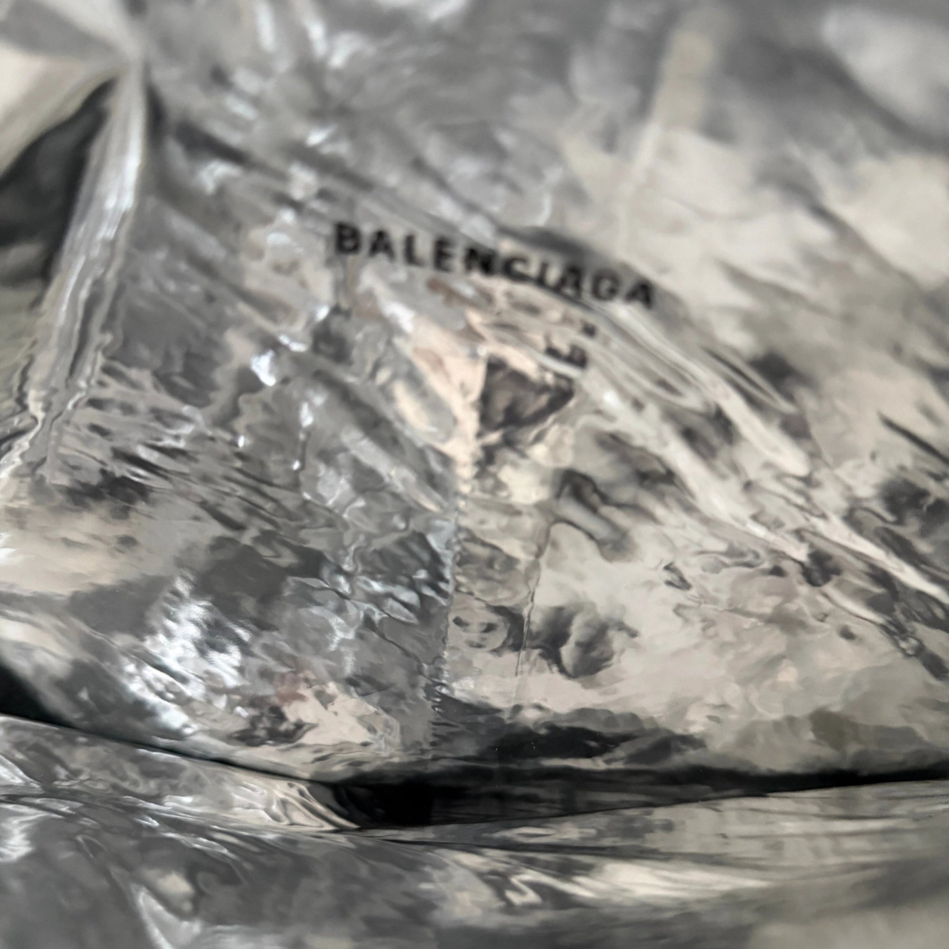 Balenciaga glänzende Lammleder Chips Tasche gelb 150g / sehr gut Balenciaga