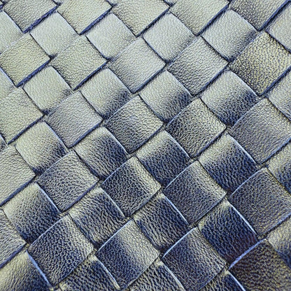 Bottega Veneta The Lauren 1980 Clutch Nappa Intrecciato dunkelblau / sehr gut Bottega Veneta