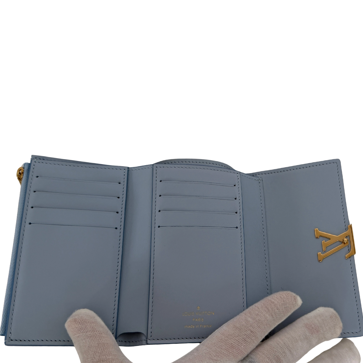 Louis Vuitton Capucines Compact Geldbörse lilac Fullset / neuwertig Louis Vuitton